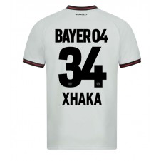 Bayer Leverkusen Granit Xhaka #34 Bortatröja 2023-24 Korta ärmar